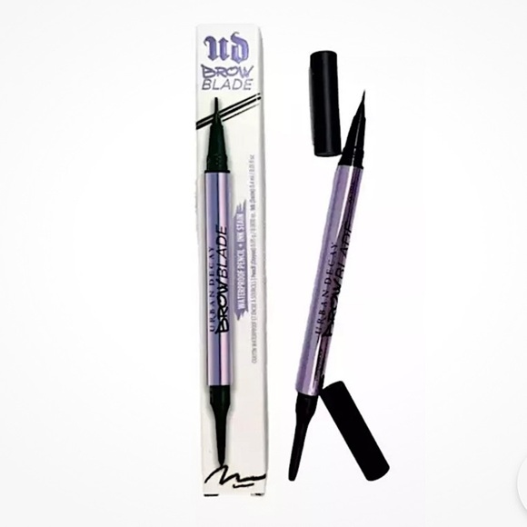 🆕 URBAN DECAY Brow Blade Waterproof Pencil  “Cafe Kitty" 2-in-1 Double NIB - Picture 2 of 6